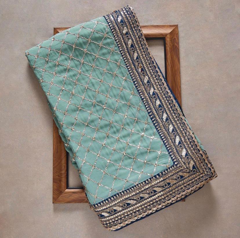 Amore 01 Heavy Festive Wear Heavy Georgette Designer Saree Collection